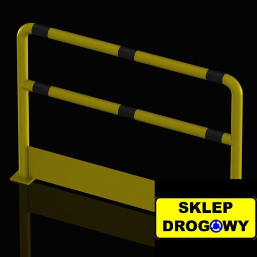 Barierka ochronna z progiem przykręcana &Oslash;60,3 1100/1500