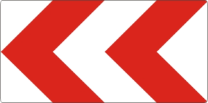 U-3d, U-3c, U-3 tablica prowadząca ciągła 1200x600 1 TYP z otworami