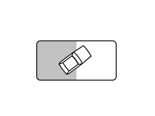 T-30e tabliczka 600x300 folia odblaskowa 1 typu, uchwyty w kpl