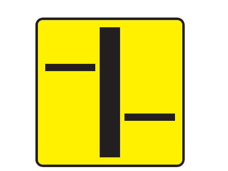 T-6b tabliczka pod znak drogowy