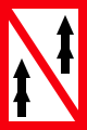 Znak żeglugowy A.3 zakaz wyprzedzania dotyczy zestawów