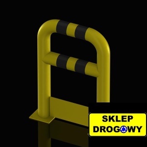 Barierka ochronna z progiem przykręcana Ø114,3 1100/800