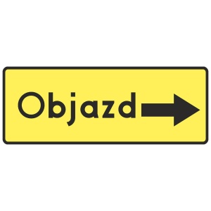 Znak F-9b objazd w prawo 900x350 1 gen