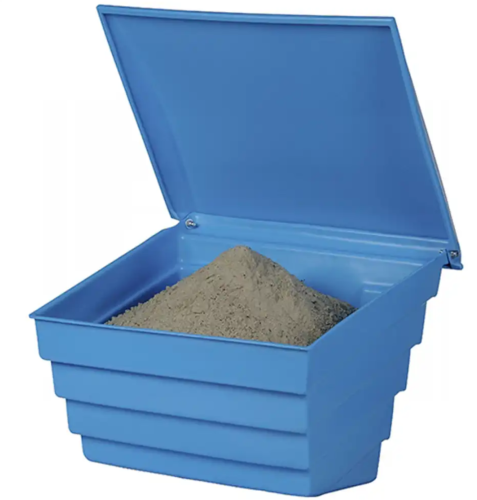 Pojemnik na piasek sól sorbent - skrzynia 150 litrów PPM niebieski