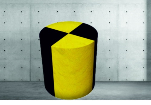 Cylinder betonowy 100x80 cm żółto czarny.jpg