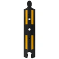 Separator U-25a drogowy środkowy 1130x240x80mm GH czarny z żółtym odblaskiem sklep drogowy pl