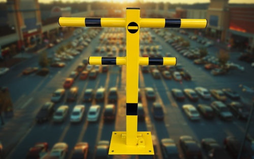 Blokada parkingowa Choinka - kłódka żółto czarna sklep drogowy