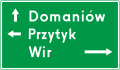Znak kierunku i miejscowości E-2a sklepdrogowy.pl