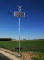 Lampa hybrydowa solarno-wiatrowa na duży obszar 60 W sklepdrogowy.pl