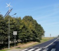 Lampa hybrydowa solarno-wiatrowa na duży obszar 40 W