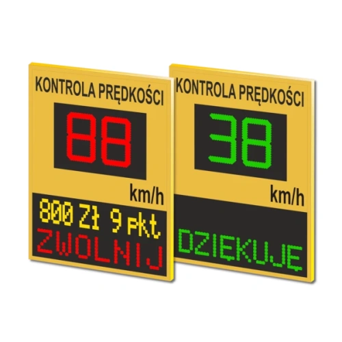 Radarowy wyświetlacz prędkości MP-DP6 bez osprzętu