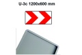 U-3c, U-3d, U-3 tablica prowadząca ciągła 1200x600 2 TYP docelowa