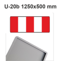 Zapora pojedyncza U-20b 1250x500 1 typ docelowa