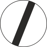 B-42 koniec zakazów  fi 600 mm 1 typ + 2 uchwyty w kpl.