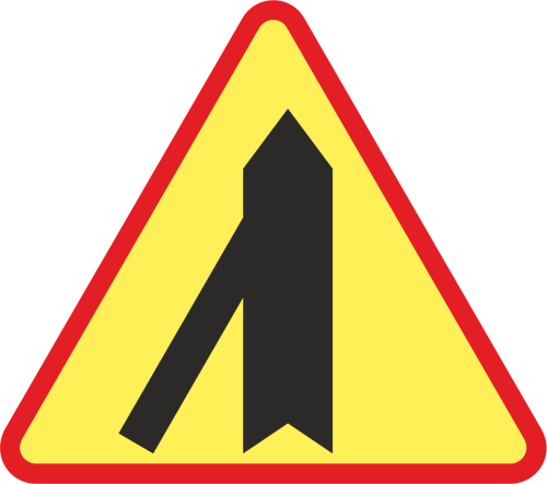 A-6e wlot drogi jednokierunkowej z lewej strony 1050 mm 2 typ + 2 uchwyty w kpl.