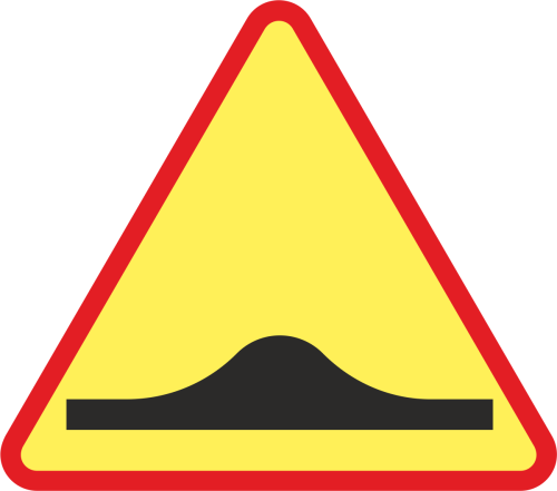 znak drogowy A-11a próg zwalniający 900 mm 1 typ