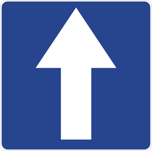 D-3 mały, średni 600x600 mm 2 typ + 2 uchwyty w kpl. Droga jednokierunkowa