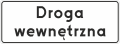 D-46 900x420 mm 1 typ + 2 uchwyty w kpl. Droga wewnętrzna
