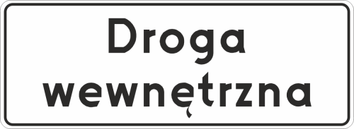 D-46 900x420 mm 1 typ + 2 uchwyty w kpl. Droga wewnętrzna