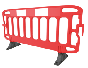 Bariera Nawigator  czerwona L-2000 typ U-20a Formowane Rozdmuchem HDPE