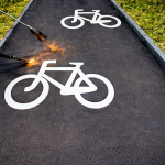 Znak poziomy P-23 piktogram termoznak 1100x2000 mm 0,662 m2