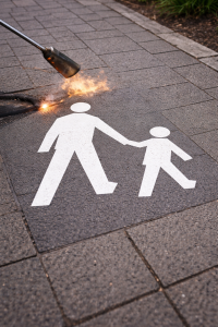 P-26 termoznak piktogram piesi 1300x1500 mm