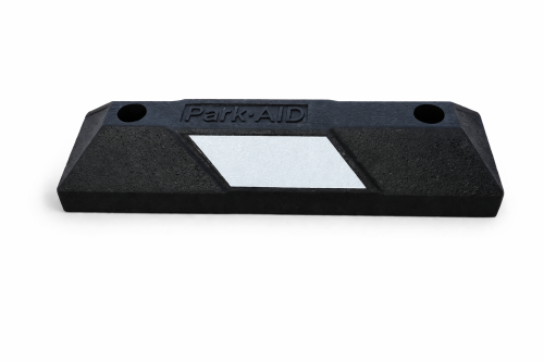 Separator parkingowy gumowy 555x150x100 mm z białym odblaskiem Park - AID