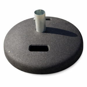 Podstawa pod znaki 25 kg gumowa z rurą fi 65 mm P027R