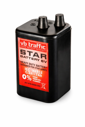 6V/7Ah, IEC 4R25 – 1 sztuka