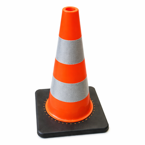 pachołek drogowy U-23c 50 cm pcv/rec odblaskowy