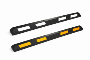 Odbojnica parkingowa gumowa 180 cm żółty lub biały odblask