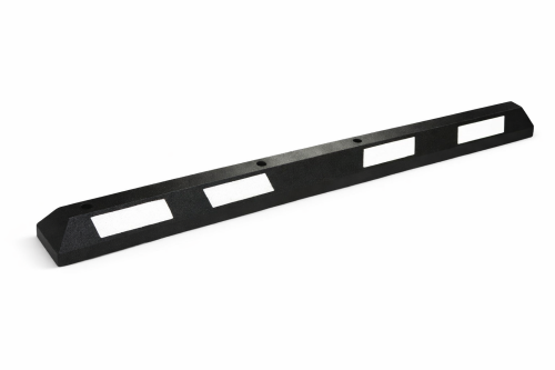 Pojedynczy separator parkingowy PS/180/ca 1820 × 150 × 100 mm z białymi odblaskami