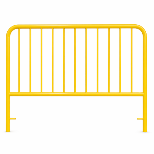 Pojedyncza żółta bariera szczeblinkowa U-11a 2000 mm RAL 1023
