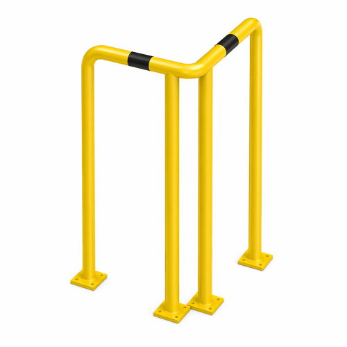 Odbojnica narożna równoramienna Ø60,3 1200/400x400