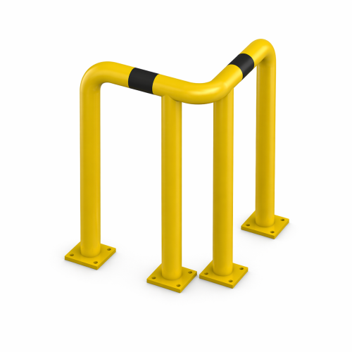 Odbojnica narożna równoramienna Ø76,1 800/400x400