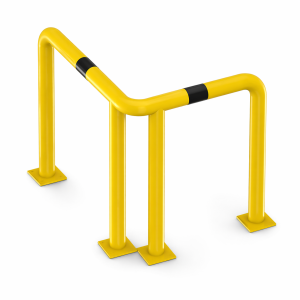 Odbojnica narożna różnoramienna Ø76,1 800/800x600