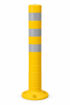 Słupek elastyczny żółty PCV fi 80 mm, h=750mm T-Flex 