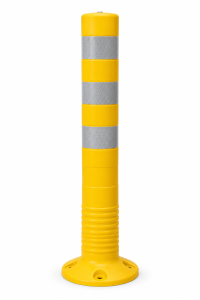 Słupek elastyczny żółty PCV fi 80 mm, h=750mm T-Flex 
