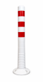 Słupek elastyczny PCV fi 80 mm, h=750mm T-Flex biały