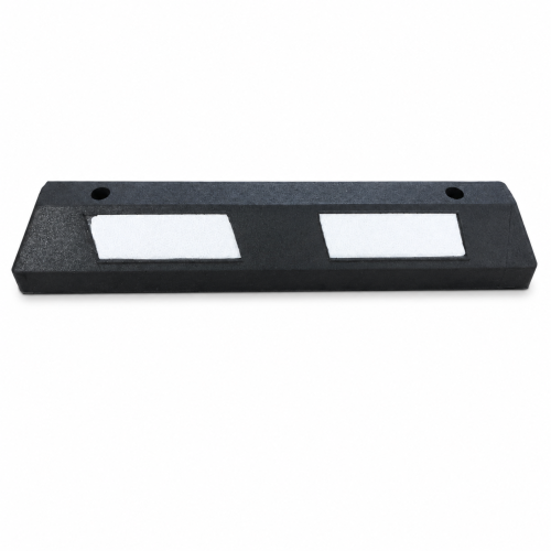 Stoper ogranicznik parkingowy PS/90/ca 870x152x102 mm z taśmą białą 3M