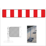 Zapora pojedyncza U-20b 2750x500 1 generacja  z otworami