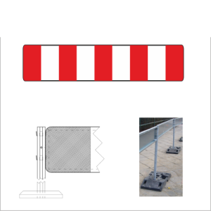 Zapora pojedyncza U-20b 2250x500 2 generacja z otworami