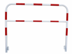 U-12a Bariera wygrodzeniowa drogowa L=1500 fi 60,3 mm biało czerwona
