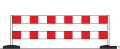 Zapora podwójna U-20c 2750x250