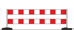 Zapora podwójna U-20c 2750x250 1 generacja zestaw 