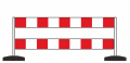 Zapora podwójna U-20c 2250x250 1 generacja zestaw