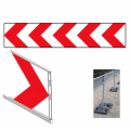 U-3d Tablica prowadząca ciągła w lewo 3000x600 mm odblask 2 generacji