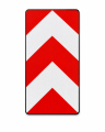 Tablica rozdzielająca U-4a odblaskowa 2 generacji 600x1200 mm