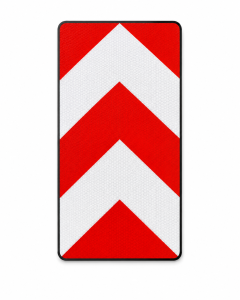 Tablica rozdzielająca U-4a odblaskowa 2 generacji 600x1200 mm