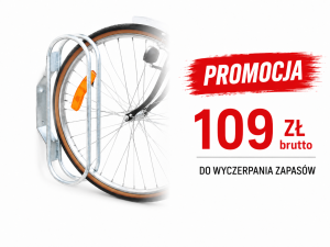Stojak rowerowy naścienny